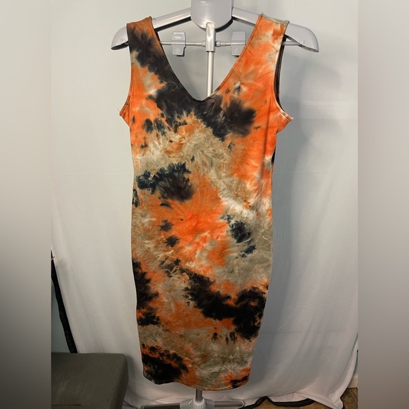 Fashion Nova Tie Dye Mini Dress‎ Size large - Picture 1 of 8